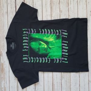 NWT The Exorcist Horror Movie Shirt Mens Size XL Black and Green